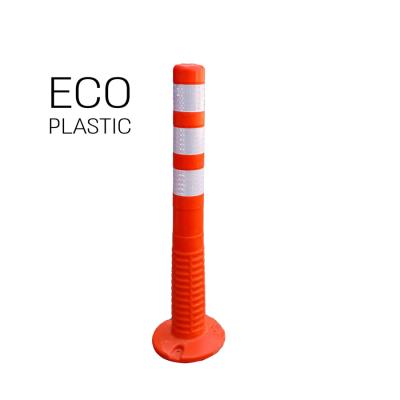 עמוד שלושה מחזירי אור 75 ס"מ ECO - פלסטיק